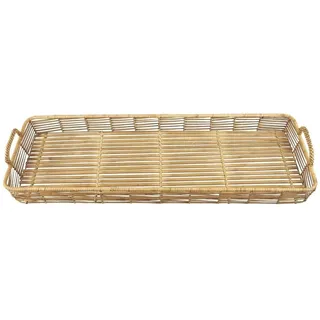 IB Laursen Tablett länglich mit Henkeln, 81 x 27,5 x 11,5 cm
