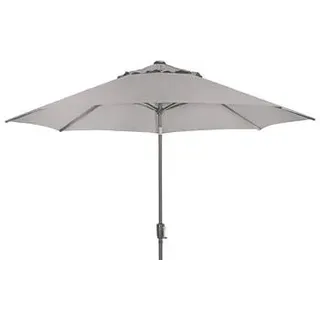 Dehner Schirm Milos, rund, ca. Ø294 cm, Taupe