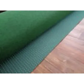 Kunstrasen (5€/m2), Fertigrasen grün mit Noppen, 600 x 400 cm, Garten, Balkon - Grün