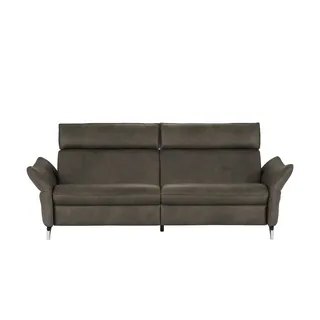 himolla Einzelsofa aus Echtleder 1926 , braun , Maße (cm): B: 224 H: 94 T: 95.0