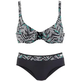 LASCANA Bügel-Bikini Damen Schwarz 46 Cup C
