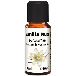 DistrEbution Duftöl Vanilla Nuts Duftstoff für Kerzen & Kosmetik 10ml, Duft für Kerzen und Kosmetik