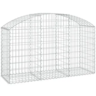 vidaXL Gabione mit Hochbogen 150 x 50 x 80 cm