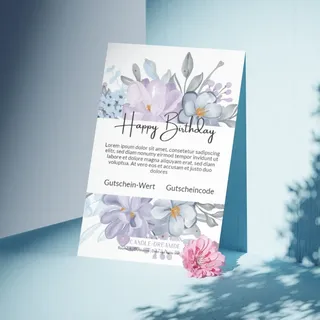Geschenkgutschein Geburtstag