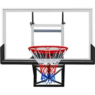 Prosport Basketballkorb zur Wandmontage Schwarz/Orange 80 x 140 x 128,2 cm
