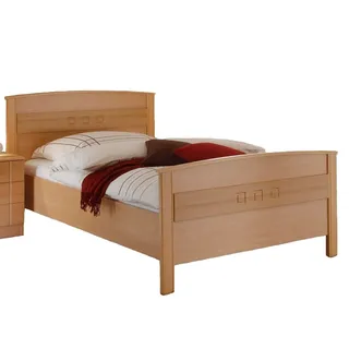 Seniorenbett Komfortbett höhenverstellbar Buche Dekor