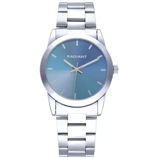 Radiant - Kollektion Ibiza – Analoge und automatische Armbanduhr für Damen, Größe 36 mm, 3 ATM., blau, Armband