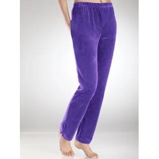 Nickihose FEEL GOOD, Damen, Gr. 24/25, Kurzgrößen, lila, 80% Baumwolle, 20% Polyester, unifarben, Hosen