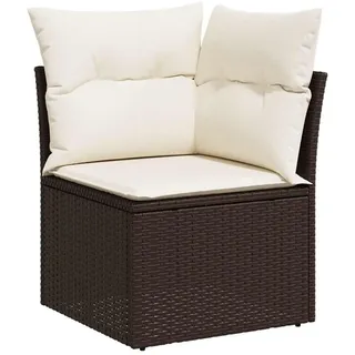 vidaXL Loungesofa braun