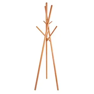 anaan '9' Design Kleiderständer Holz Garderobenständer aus Massivholz | 174 cm hoher Kleiderständer aus Buchenholz – ideal als Garderobenständer für Flur, Schlafzimmer oder Büro.