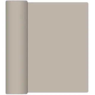 Ava 40cm Papiertischläufer 6m Rolle Stoffähnliches Tischband Taupe