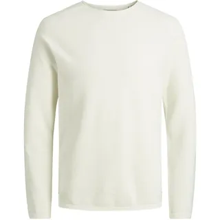 JACK & JONES Hill Knit Crew Pullover Cloud Dancer S