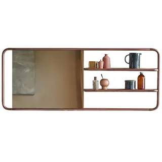 Tikamoon Wandregal 40 x 20 x 10 cm Braun