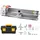 Metalldrehmaschine 220x1000 mm Drehmaschine Automatischer Vorschub 2500 U/min Drehzahl 1250 W Bürstenloser Motor mit Zubehör Tischdrehmaschine für die Bearbeitung von Präzisionsteilen