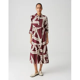 Opus Midikleid Grafisches Muster Rot 40