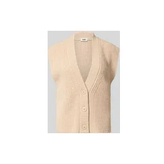 Strickweste mit Woll-Anteil Modell 'PIGES', Sand Melange, $listsize[$i].replace('"','"')