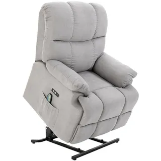 Homcom Massagesessel, Grau, Kunststoff, 95x105x83 cm, Wohnzimmer, Sessel, Polstersessel