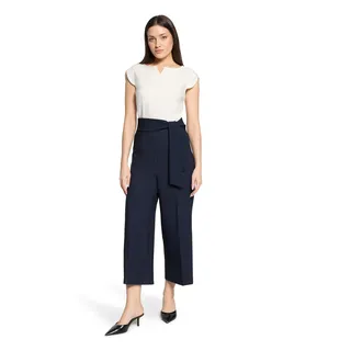 Betty Barclay Jumpsuit mit Bindegürtel, Marine, 44