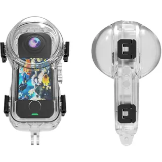 SZZCNOX Unsichtbares Tauchgehäuse für Insta360 X4 Air, 60 m, Unterwasser-wasserdichtes Tauchgehäuse, Schutzhülle für Insta 360 X4 Air-Kamera-Zubehör