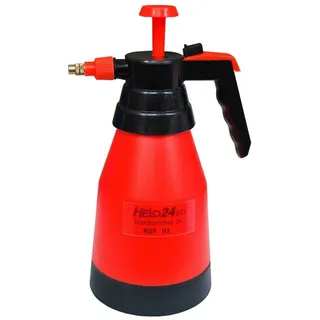 HELO24 Sprühflasche Handsprüher Pumpsprühflasche 1L Druck Garten Pflanzen Sprüher H1, (1-tlg) rot
