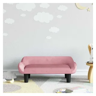 vidaXL Kindersofa vidaXL 70 x 40 x 24 cm Kiefer rosa