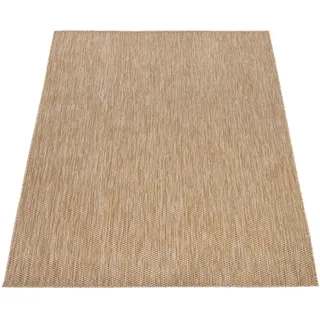 None Teppich "Venezia" Gr. 8, beige (natur), B:300cm H:4mm L:400cm, Kunstfaser, Teppiche, In- und Outdoor geeignet, Sisal-Optik, Wetterfest & UV-beständig