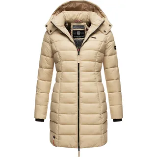 Marikoo Wintermantel Abendsternchen beige / schwarz 5XL