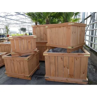 Holzkübel XXL Pflanzkübel Holz Premiumqualität, div. Größen, Pflanztopf