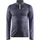 1/2-Zip Langarmshirt Herren 995000 asphalt S