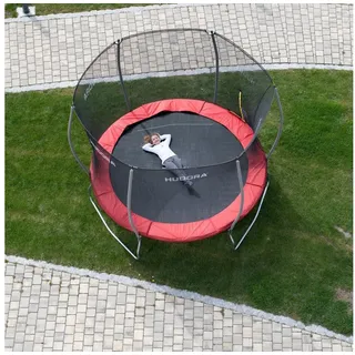 Hudora Fantastic 300V 300 cm inkl. Sicherheitsnetz rot