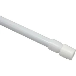 GARDINIA Klemmstange Ø 6/8 mm Weiß 35 cm - 45 cm 2-er Pack