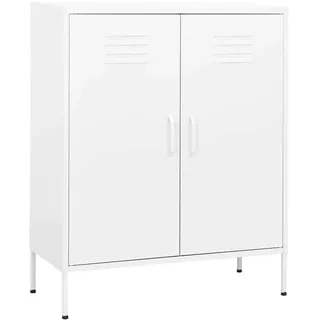 deluke KEVI Büroschrank 80 x 35 x 101,5 cm Weiß