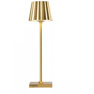 SOMPEX Tischleuchte Aluminium 21,0 cm Akku Gold