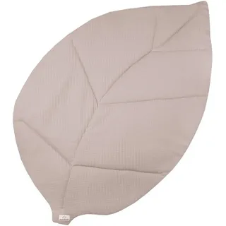 Krabbeldecke Blatt Waffelpiqué, Julius Zöllner, Made in Germany braun