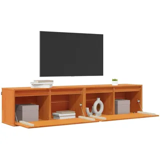 vidaXL Wandschrank mit Regal mit Tür 80 x 30 x 35 cm Braun