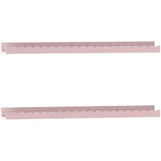 [en.casa] Wandregal 60 x 10 x 5 cm Rosa