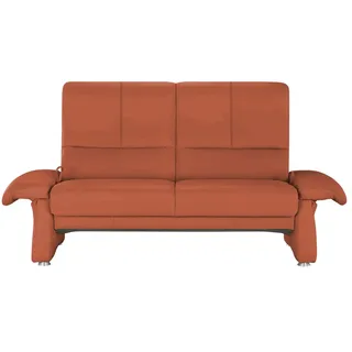 HIMOLLA Sofa Leder 2-Sitzer Orange