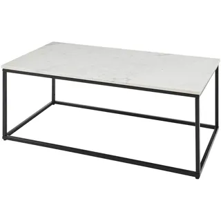 STOLKOM Sp.z.o.o. Couchtisch TAURI Schwarz/Weiß Marmor 120 x 46 x 60 cm