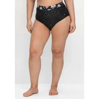 Sheego Bikini-Hose Große Größen in hohem Schnitt, mit Shaping-Einsatz schwarz 42