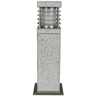 Granit Sockelleuchte 40cm Heitronic LA MER für E27 Leuchtmittel IP44