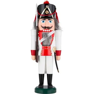 Seiffener Volkskunst eG Nussknacker Grenadier 39 cm rot