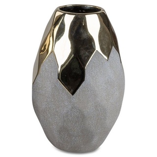 formano Tischvase Vase Vasenserie in Sand/Gold in verschiedenen Größen grau