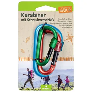 Moses Karabiner mit Schraubverschluss Aluminium