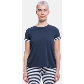 Mey Pyjamaoberteil Tessie (1-tlg) Schlafanzug Oberteil - T-Shirt mit Rundhals-Ausschnitt blau XL