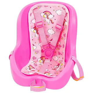 Bayer Design Puppenfahrradsitz Einhorn rosa 67300AA