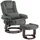 MCombo Drehbarer Fernsehsessel mit Stoff 83 x 106 x 173 Grau mit Liegefunktion