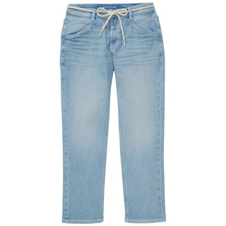 TOM TAILOR Damen Kate Jeans mit recycelter Baumwolle, blau, Uni, Gr. 33/28