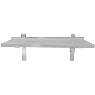 TAIMIKO Professionelles Wandregal aus Edelstahl (80 x 30 cm)