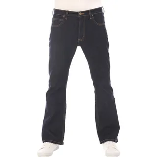 Lee Jeans Herren Stretch Bootcut Denver Bootcut Blau Normaler Bund Knopfleiste L 36