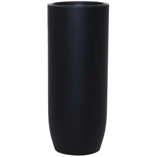 Vivanno Bodenvase SOLERIO 33 cm x 33 cm x 80 cm Schwarz